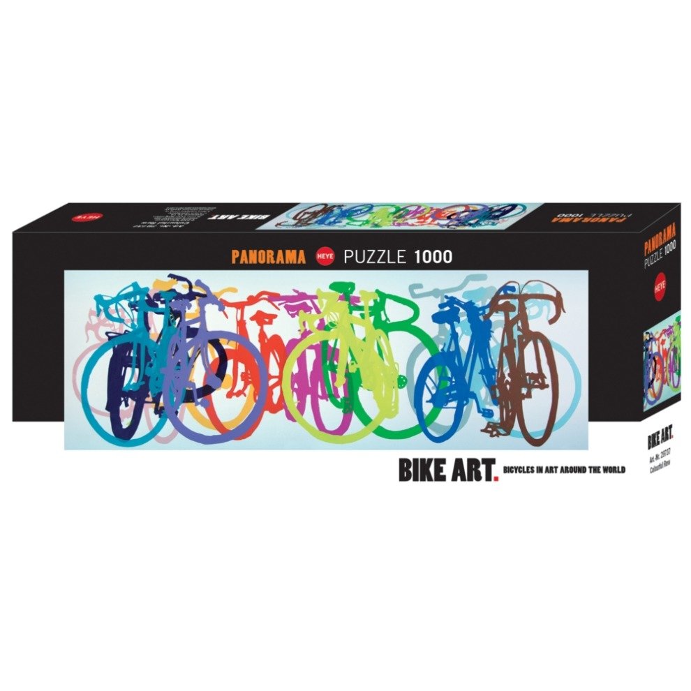 Heye 1000 pzs. Bike Art, Colorful Row