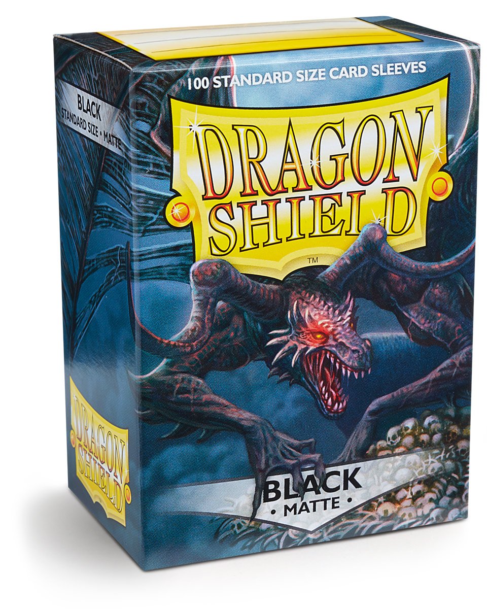 Protectores Dragon Shield Matte Black  (100 Ct.)