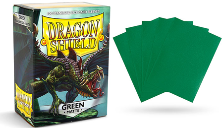 Protectores Dragon Shield Matte Green  (100 Ct.)
