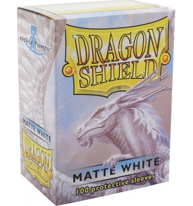 Protectores Dragon Shield Matte White  (100 Ct.)