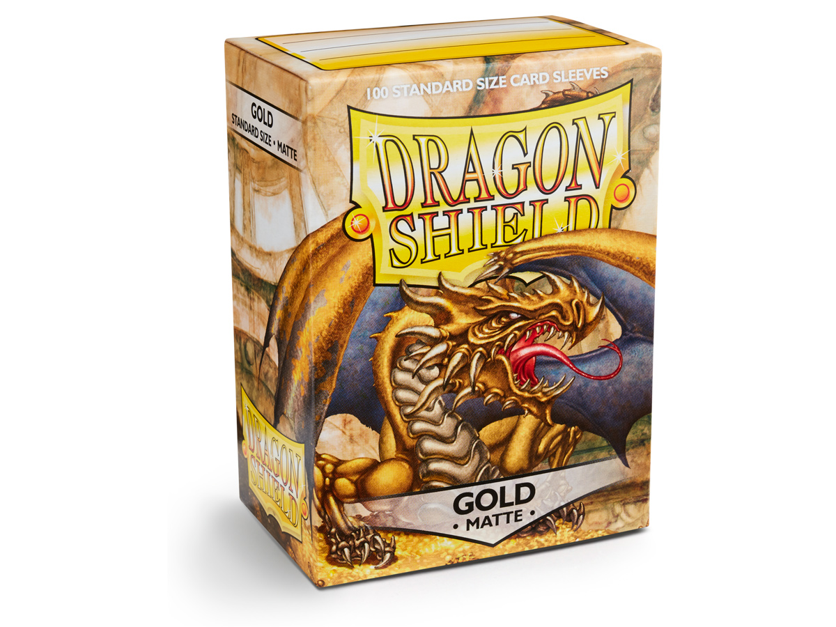 Protectores Dragon Shield Matte Gold (100 Ct.)