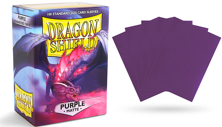 Protectores Dragon Shield Matte Purple  (100 Ct.)