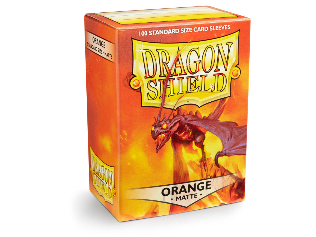 Protectores Dragon Shield Matte Orange (100 Ct.)