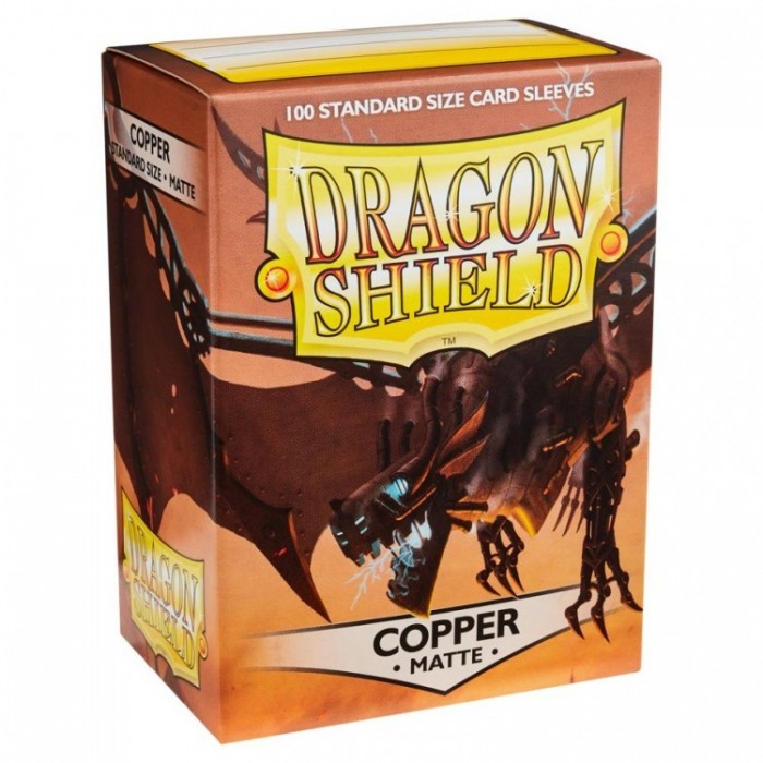 Protectores Dragon Shield Matte Copper  (100 Ct.)
