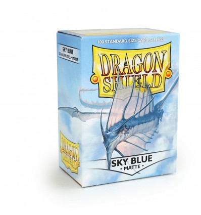 Protectores Dragon Shield Matte Sky Blue  (100 Ct.)