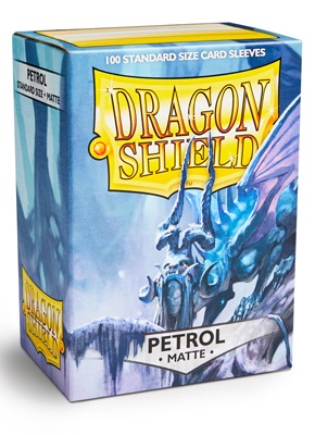 Protectores Dragon Shield Matte Petrol  (100 Ct.)