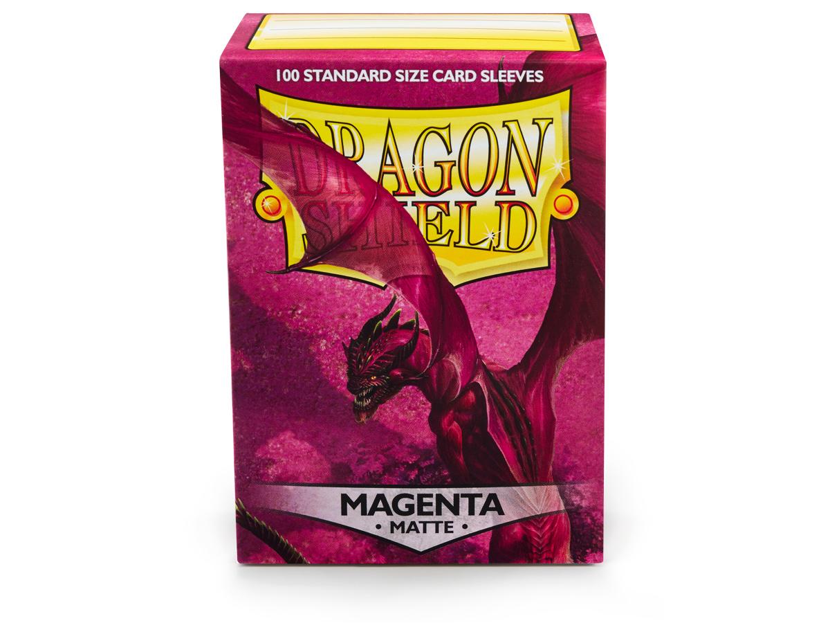 Protectores Dragon Shield Matte Magenta  (100 Ct.)