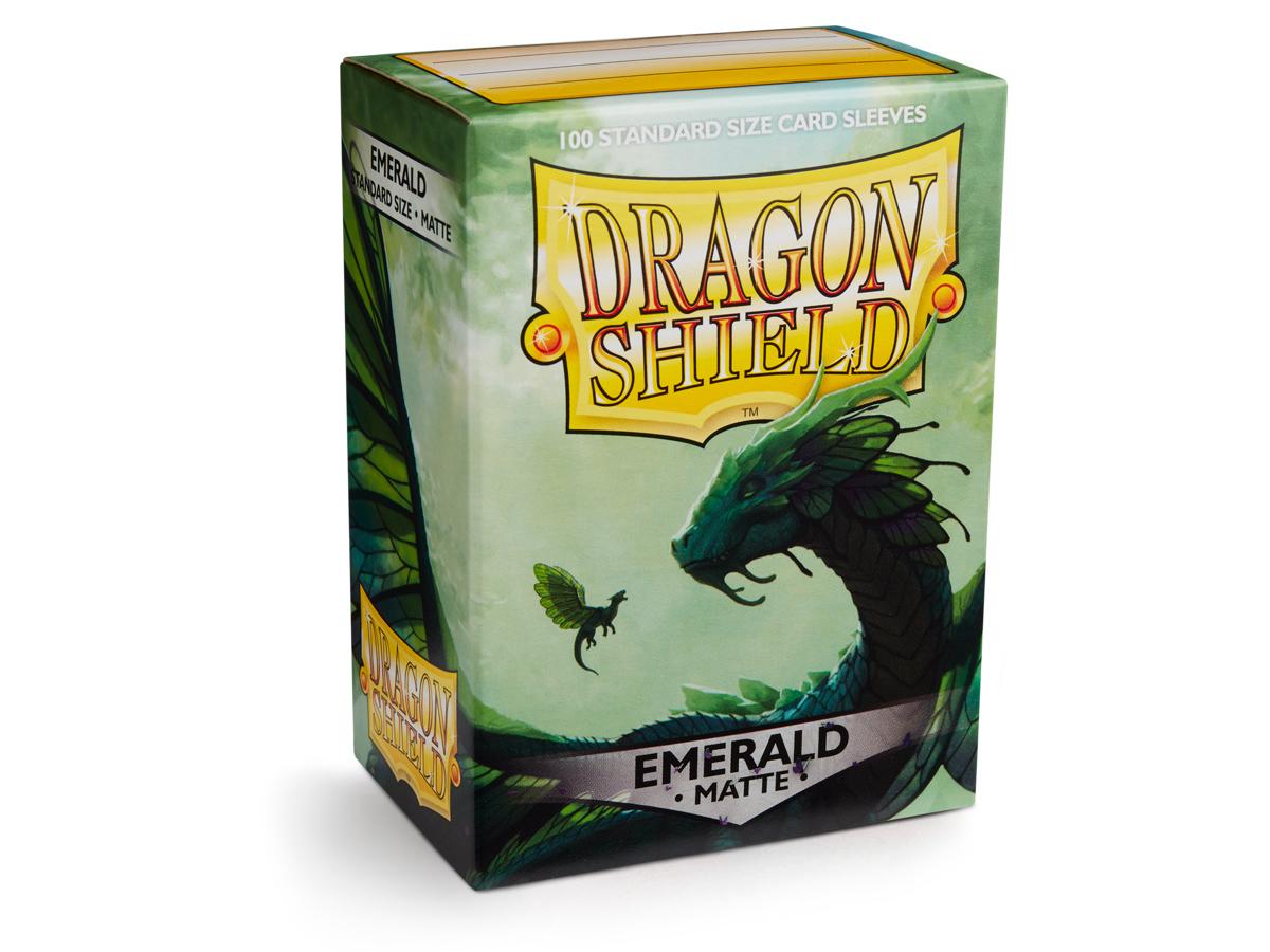 Protectores Dragon Shield Matte Emerald (100 Ct.)