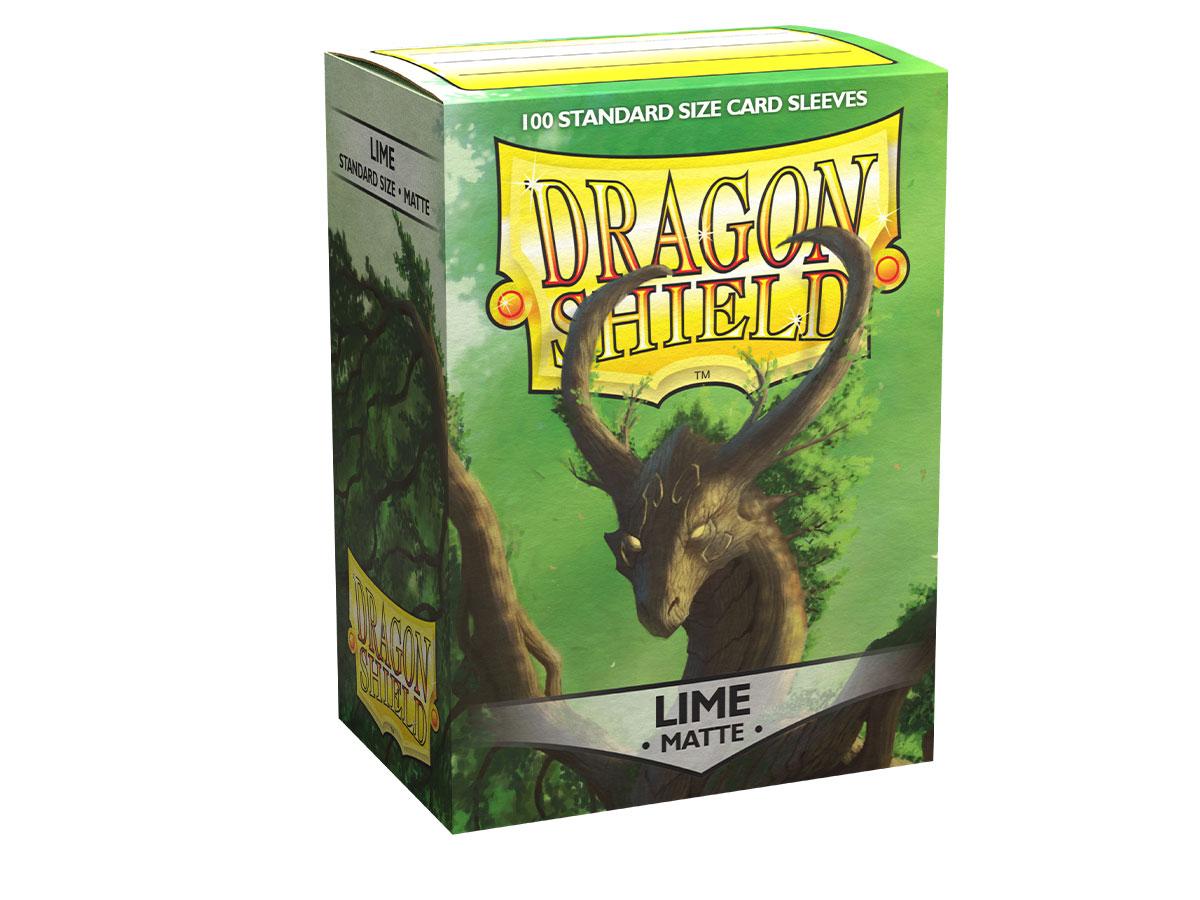 Protectores Dragon Shield Matte Lime (100 Ct.)