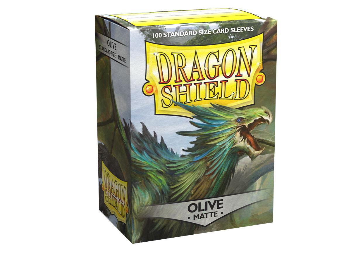 Protectores Dragon Shield Matte Olive (100 Ct.)