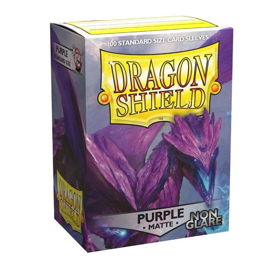 Protectores Dragon Shield Matte Non-Glare Purple (100 Ct.)