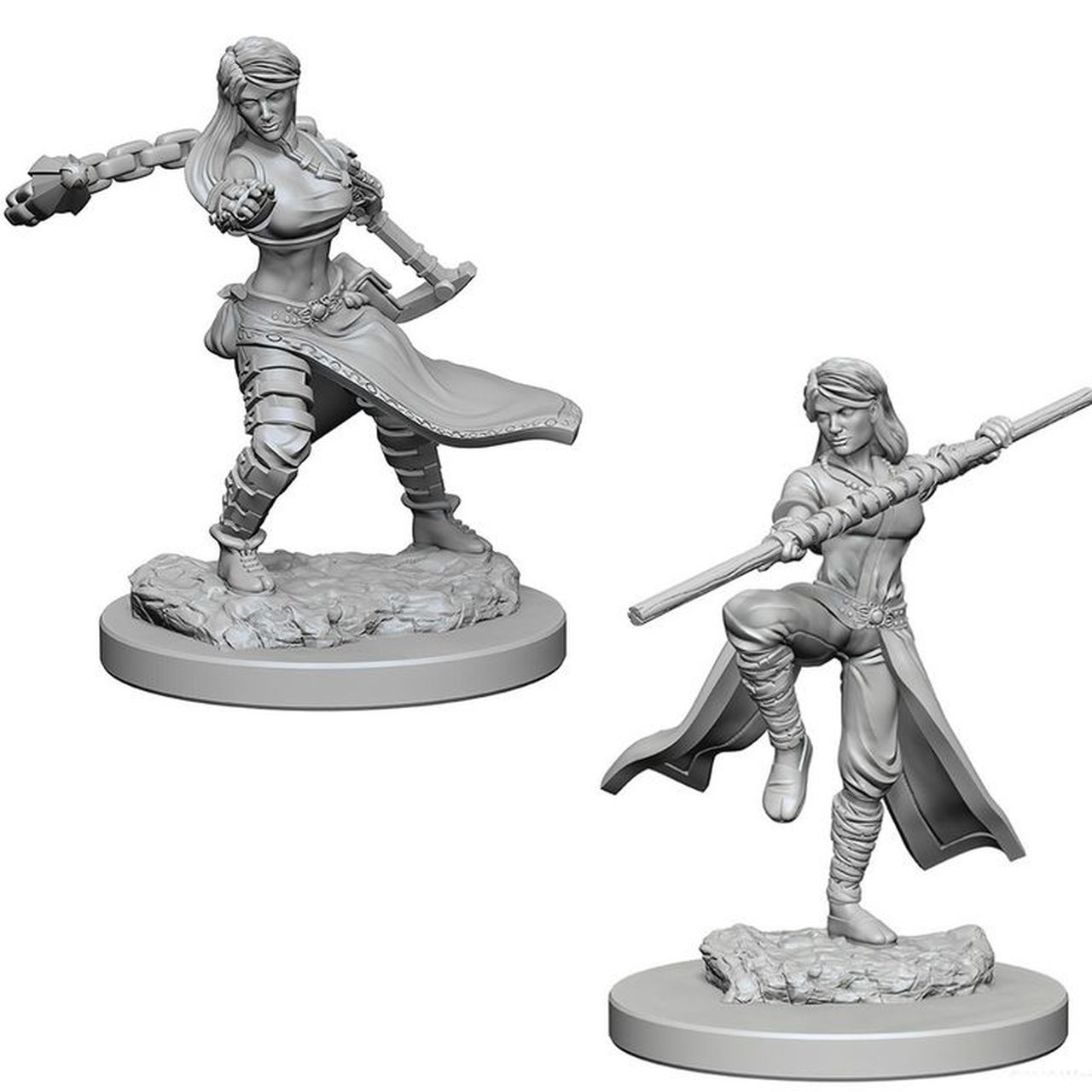 Miniaturas D&D Human Female Monk