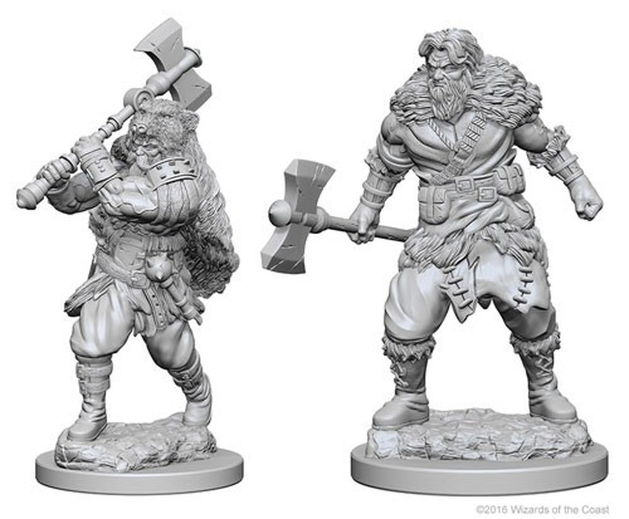 Miniaturas D&D Human Barbarian