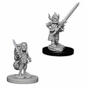 Miniaturas D&D Halfling Fighter