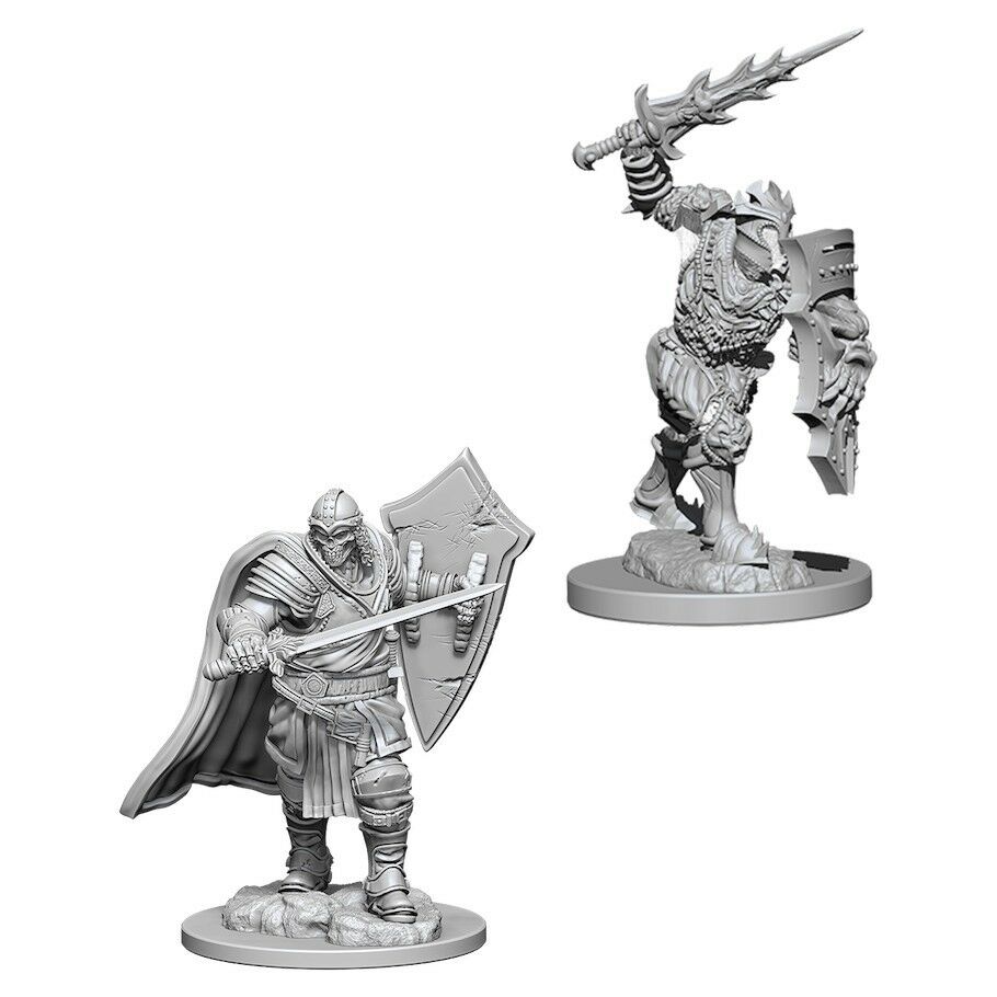 Miniaturas D&D Death Knigth & Helmed Horror