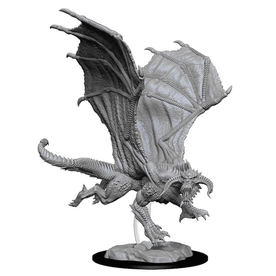 Miniaturas D&D Young Black Dragon