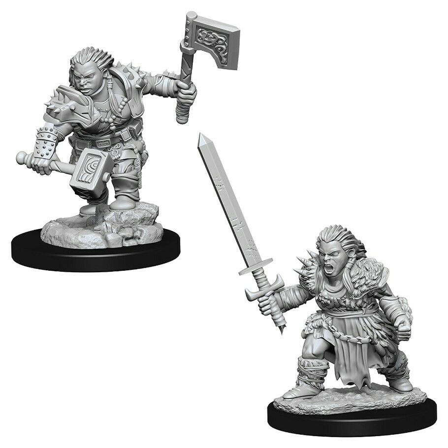 Miniaturas Pathfinder Female Dwarf Barbarian