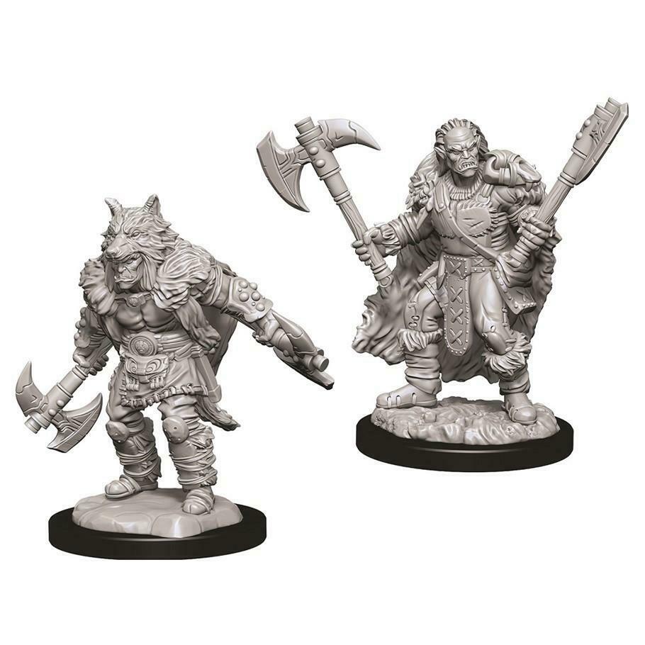 Miniaturas D&D Half-Orc Barbarian