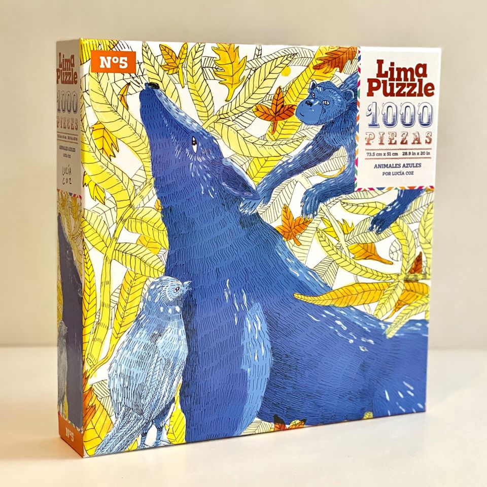 Lima Puzzle 1000 pzs, Animales Azules