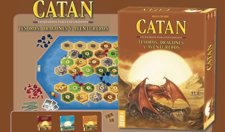 Catan : Tesoros, Dragones y Aventureros Expansion