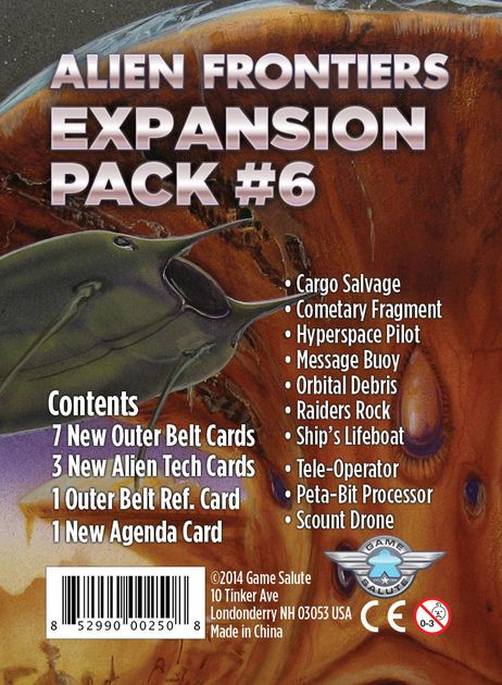 Alien Frontiers : Expansion Pack 6