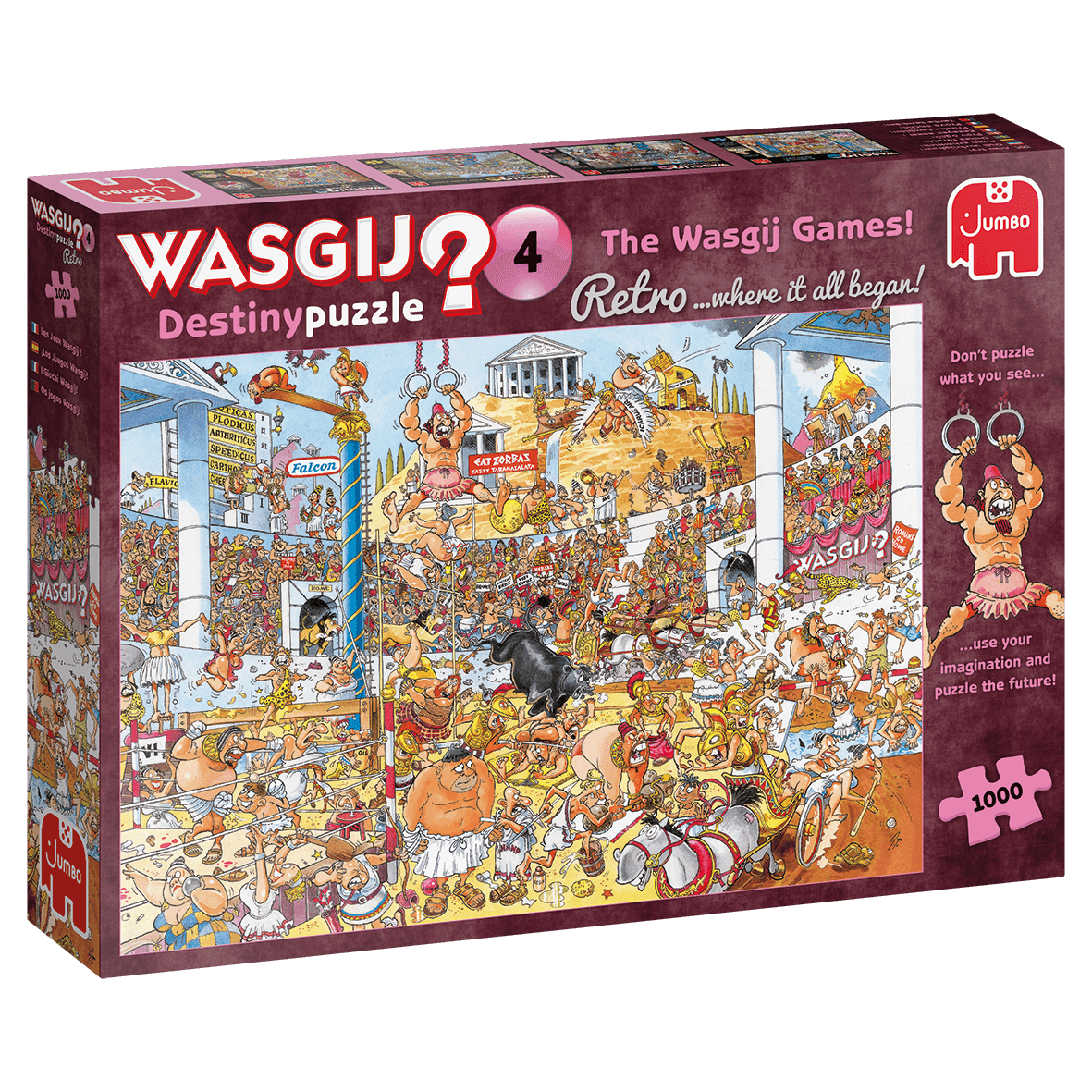 Jumbo 1000 pzs. WASGIJ, The Wasgij Games!