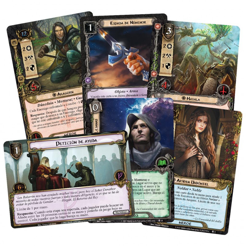 EL SEÑOR DE LOS ANILLOS LCG_ANGMAR DESPERTADO EXPANSION DE HEROES