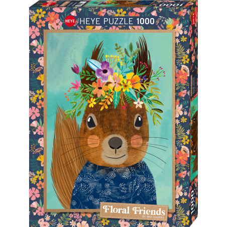 Puzzle 1000 pzs. Floral Friends, Sweet Squirrel