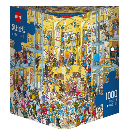 Puzzle 1000 pzs. SCHONE, Hotel Life