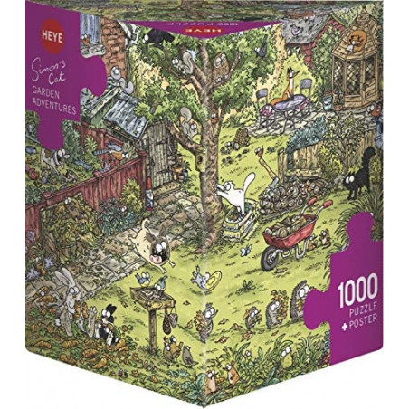 Puzzle 1000 pzs. Simon´s Cat, Garden Adventures