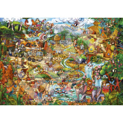 Puzzle 2000 pzs. BERMAN, Exotic Safari