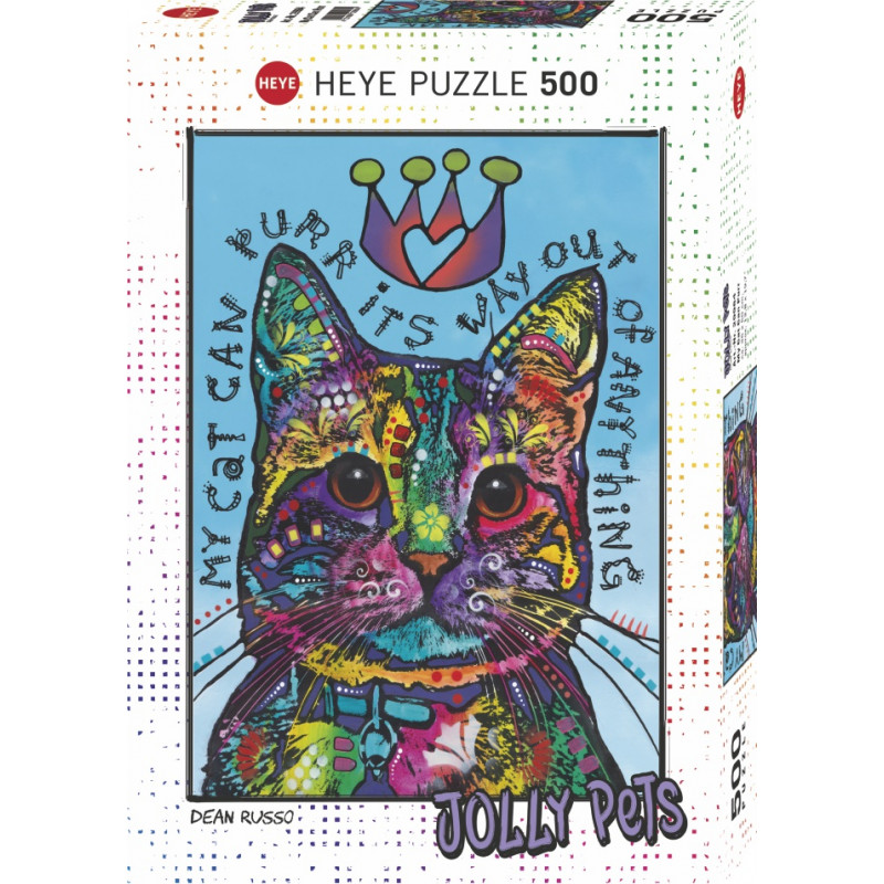 Puzzle 500 pzs. RUSSO, My Cat Can Purr