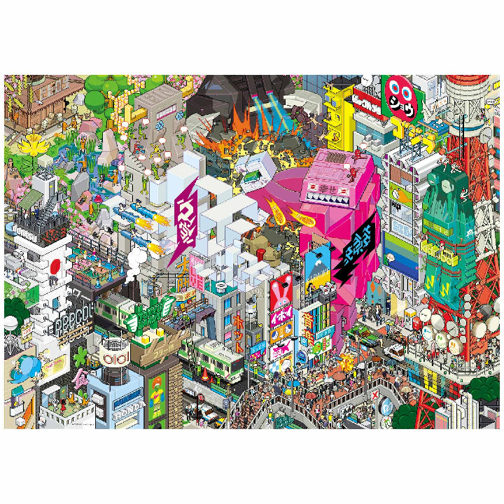 Puzzle 1000 pzs. eBoy, Tokyo Quest